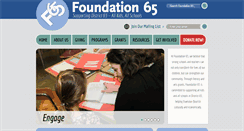 Desktop Screenshot of foundation65.org